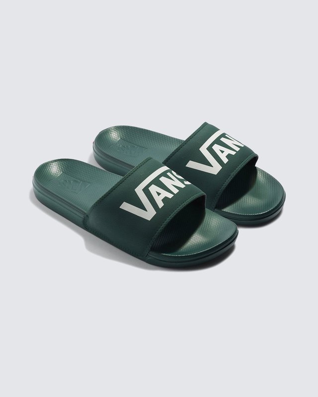 Chinelo Slide-On Dark Green