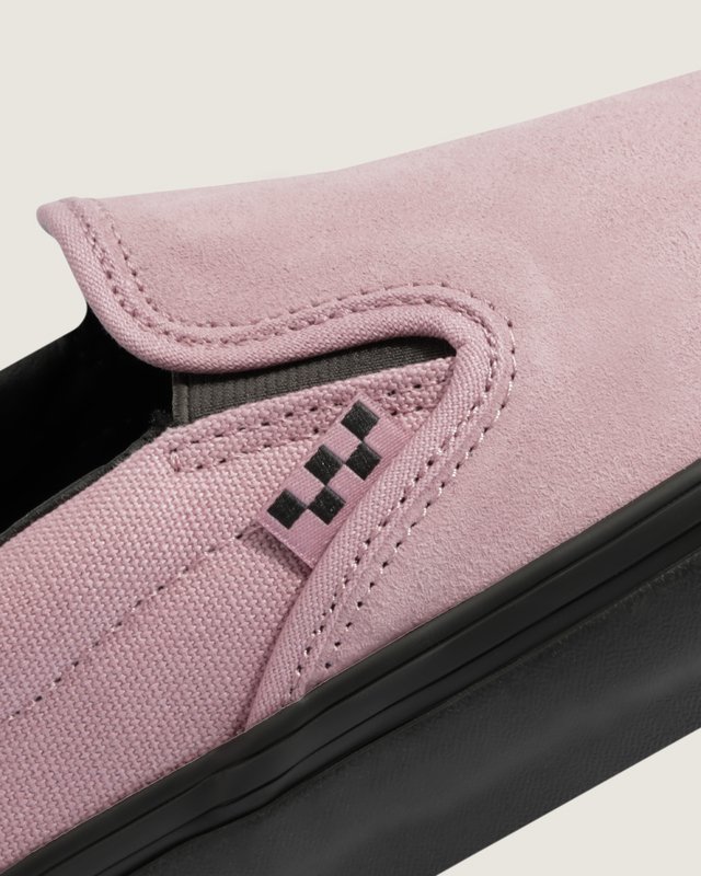 Tênis Skate Slip-On Pink Black