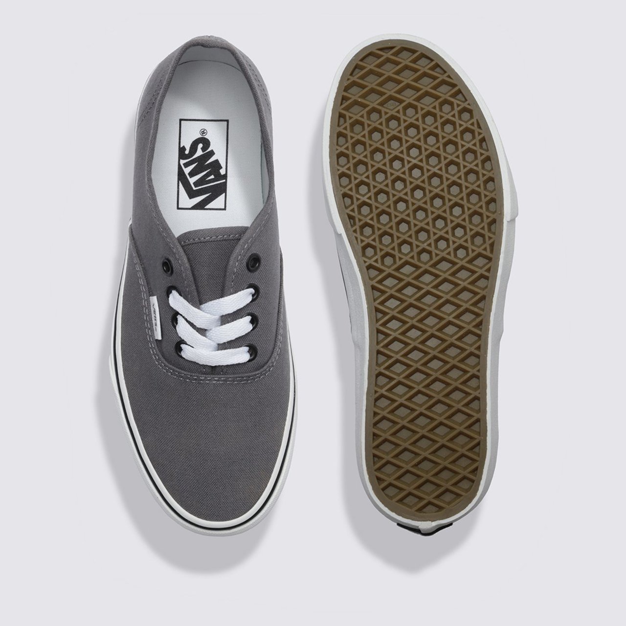 Vans authentic cinza e preto top