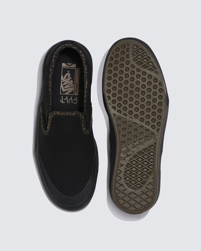 Tênis Bmx Slip-On Cult Black Gum