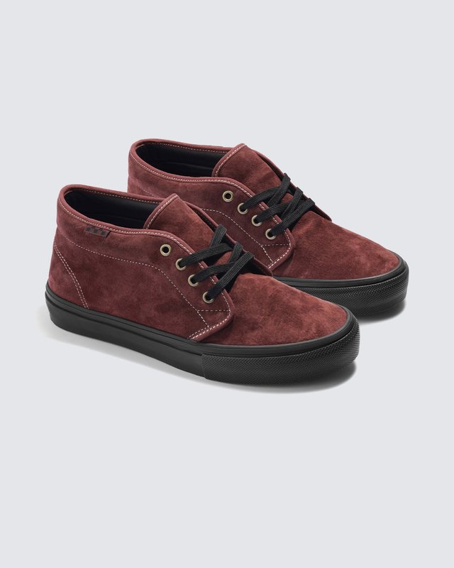 Tênis Skate Chukka Dark Red Black