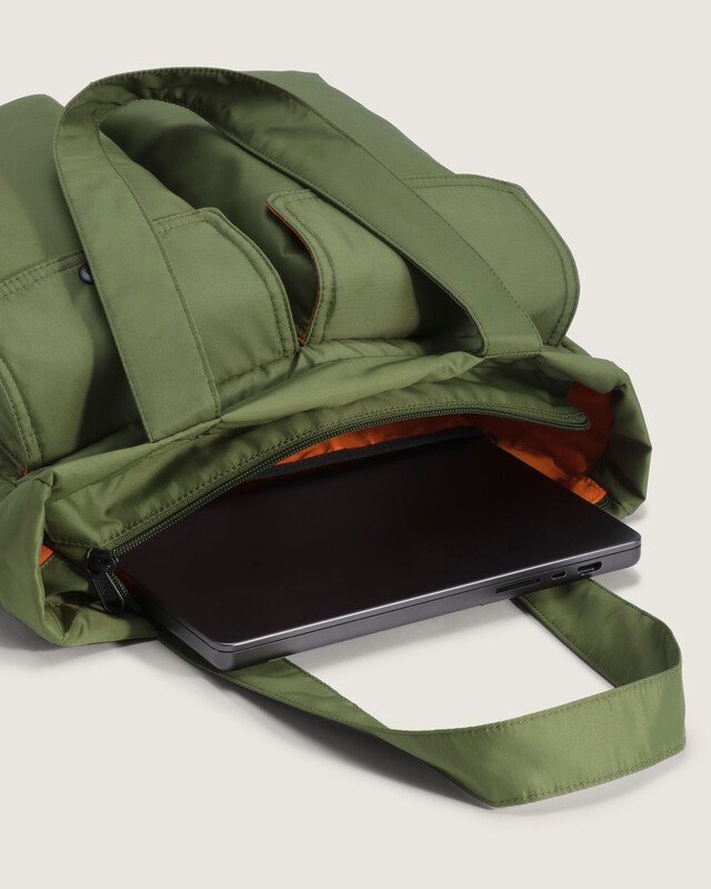 Bolsa Lawler Tote Duck Canvas Green Balsam