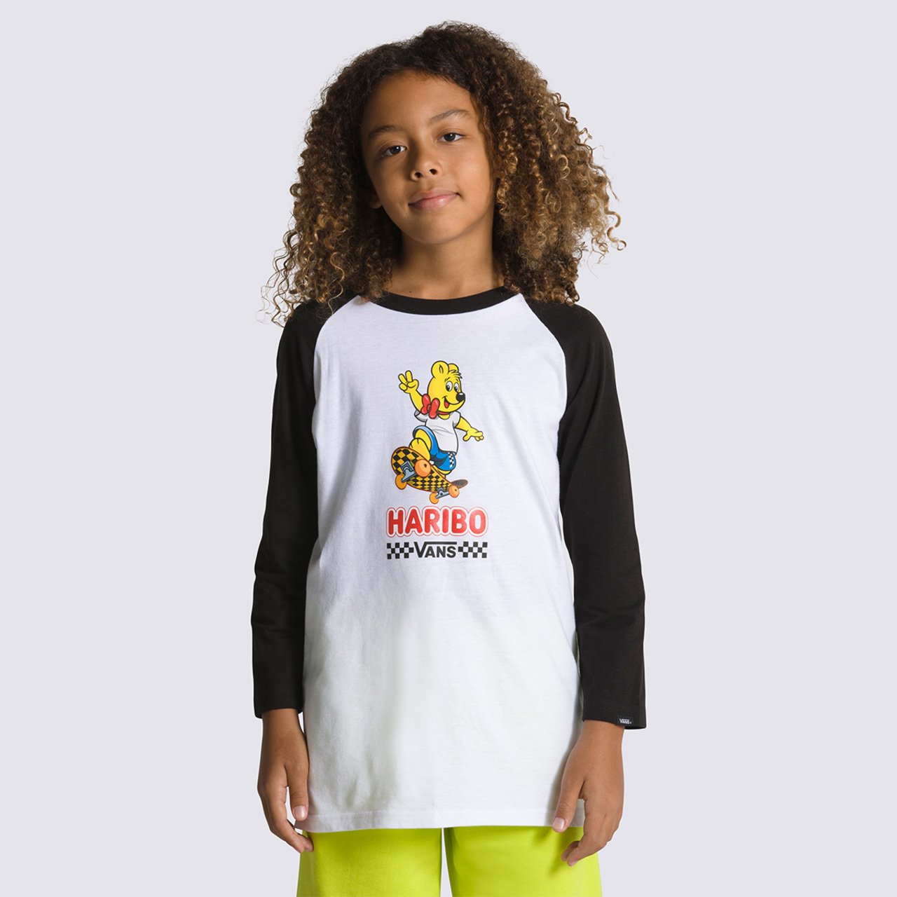 Camiseta Ls Infantil Haribo White Black