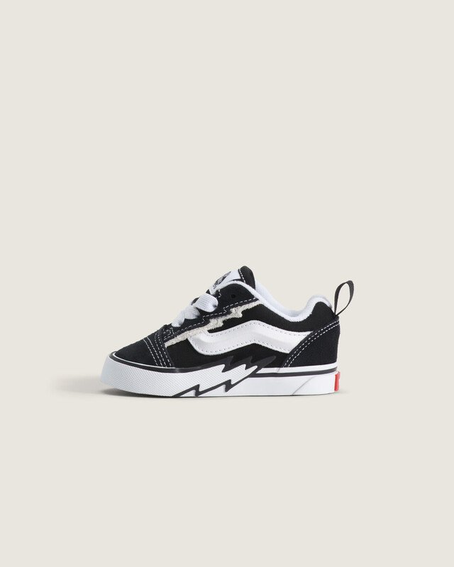 Tênis Knu Skool Black White Infantil Toddler