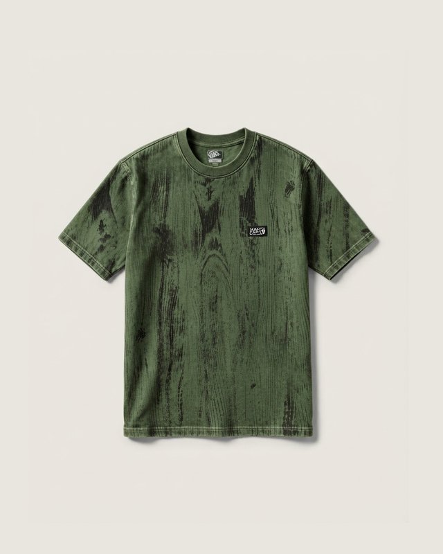 Camiseta Manga Curta Marfim Oil Green