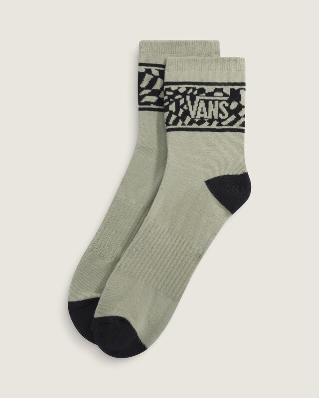 Meia Warp Check Soft Sage