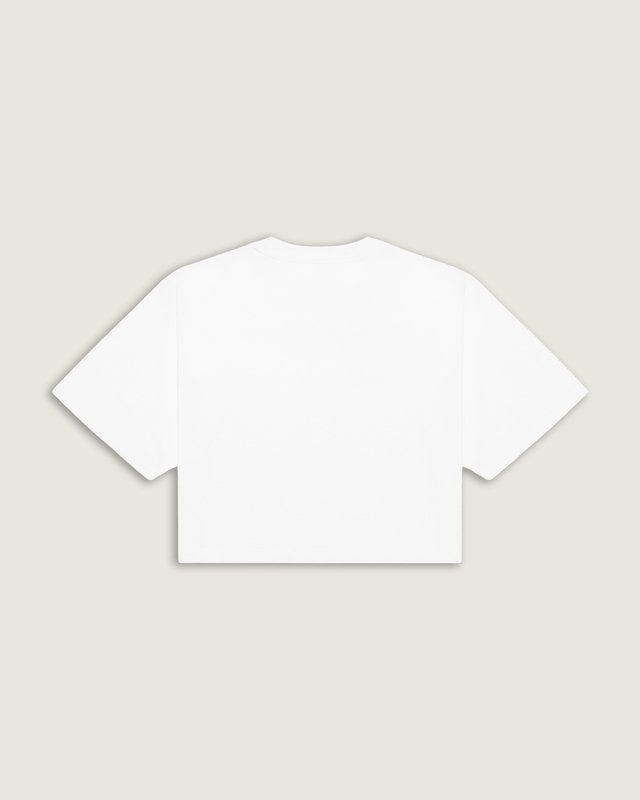 Camiseta Ss Archived Crop White Infantil
