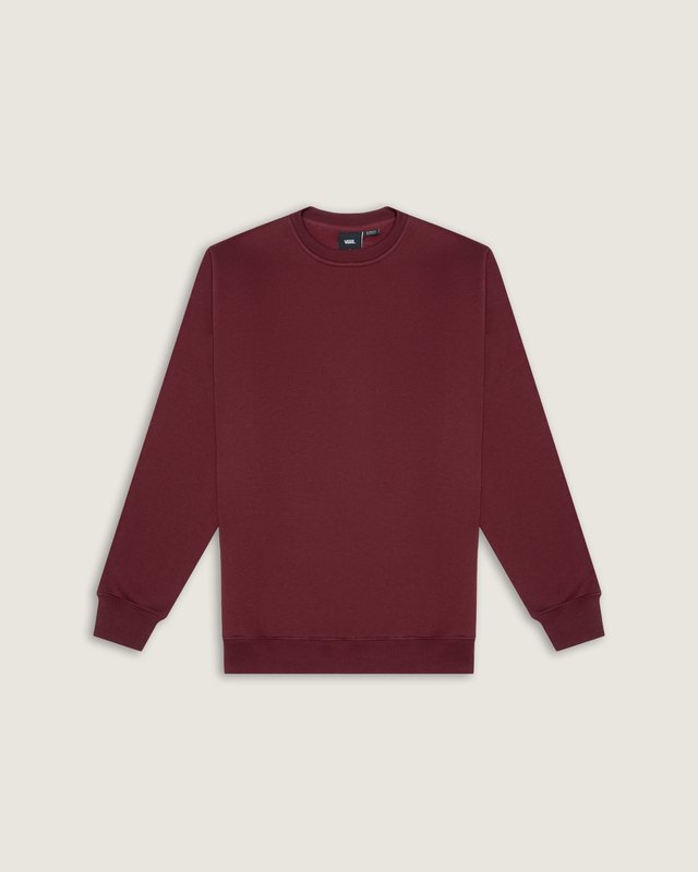 Moletom Scripted Vans Crew Bordeaux