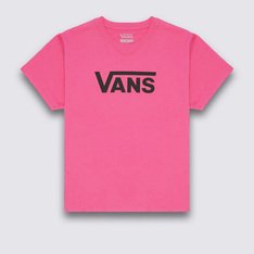 Clássico Vans é atemporal. Autenticidade “Off The Wall” na essência. Um visual tradicional que nunca sai de moda. A Camiseta Flying V Crew Girl Ss Infantil Magenta é icônica e não passa despercebida. De silhueta clássica com corte mais ajustado ao corpo, a camiseta feminina infantil rosa de manga curta Vans é confeccionada em algodão 100%, gola canelada, costuras aparentes em pespontos nas mangas e barra, com etiqueta tecida com logotipo Vans aplicada na lateral. Apresenta estampa frontal icônica com assinatura Vans em “Drop V” centralizado na altura do peito, em silk à base d’água. Perfeita para todos os momentos das pequenas, a camiseta clássica é totalmente fácil de vestir, para que a única preocupação seja brincar e curtir em todas as aventuras!