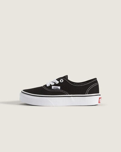 Nascido em Anaheim, Califórnia, em 1966, o Authentic é o estilo original que carrega a tradição da Vans. Originalmente conhecido como Vans #44 Deck Shoes, o Authentic tornou-se um ícone popular e incorporou a atitude “Off The Wall” desde então. Desenvolvido com um perfil simples de cano baixo e cadarço, o Tênis Authentic Infantil Black True White é um clássico Vans construído especialmente para os pequenos. Com cabedal resistente de lona preta, traz ilhós de metal e sola de borracha waffle exclusiva Vans.