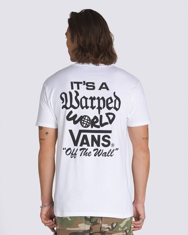 Camiseta Warped World Ss White