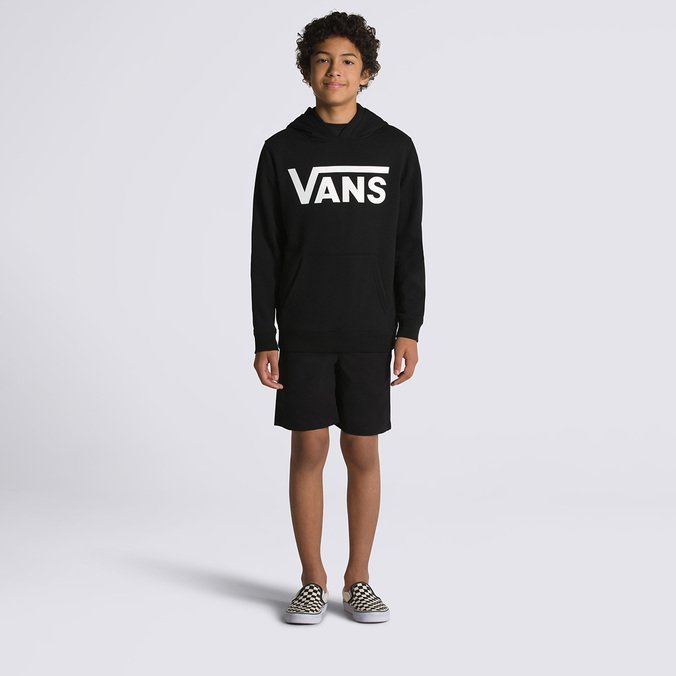 Moletom Vans Classic Po Ii Infantil Black White