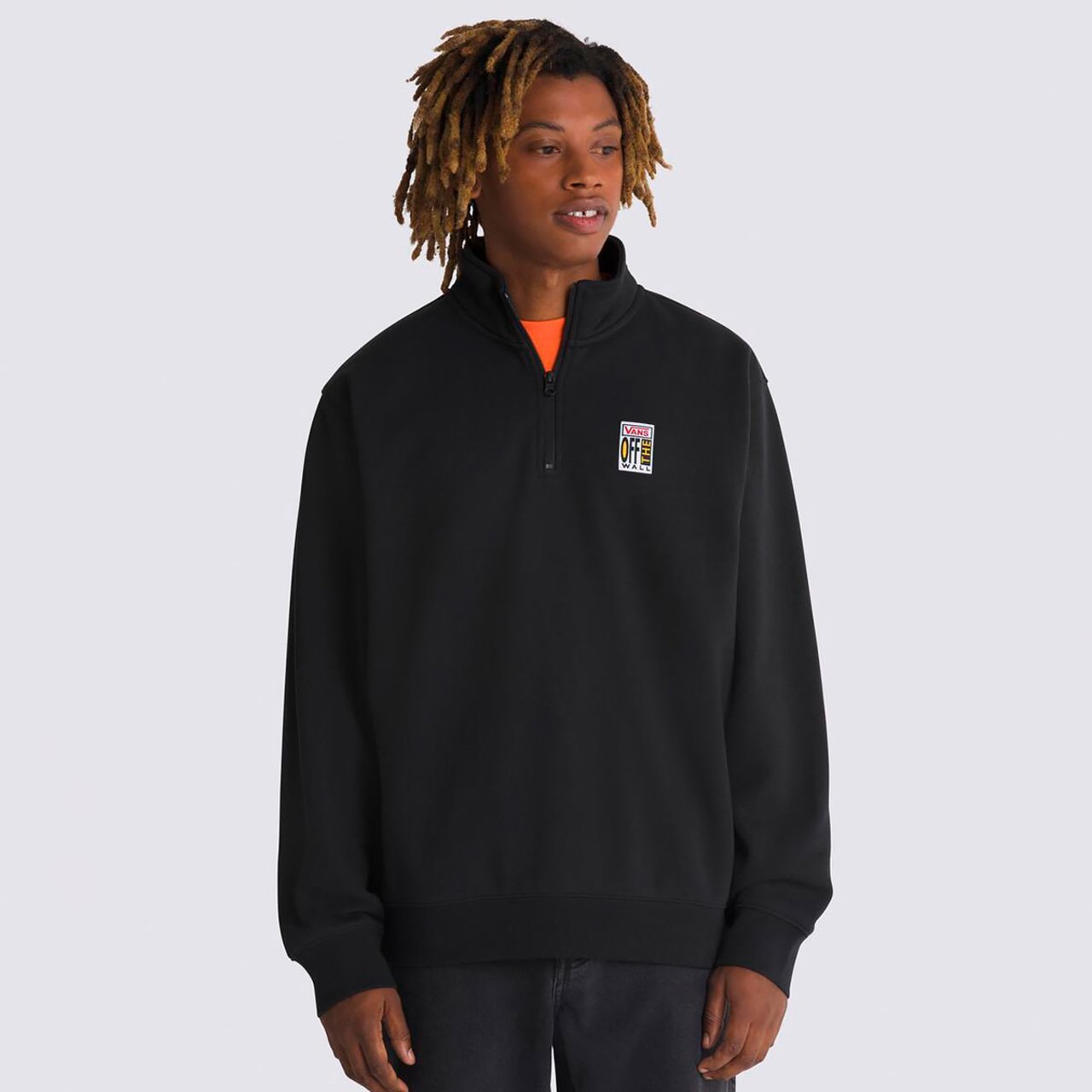 Moletom Ave Q-Zip Ave 2.0 Knit Black