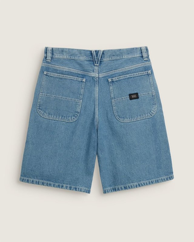 Bermuda Loose Chore Denim Stonewash Blue
