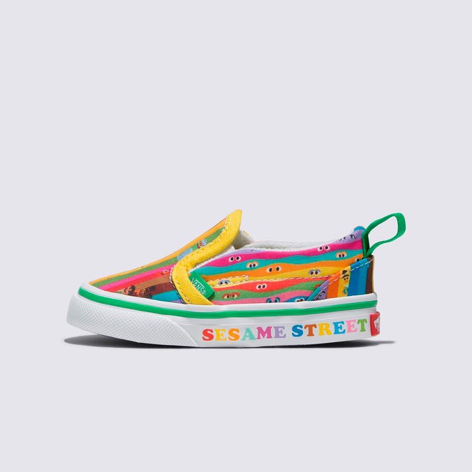 Tênis Slip-On V Infantil Vila Sésamo Multi