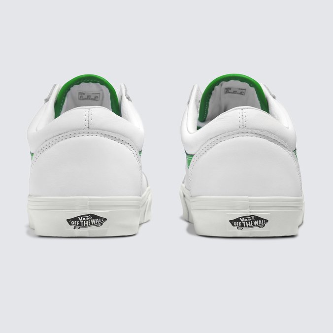 Tênis Old Skool Leather White Green