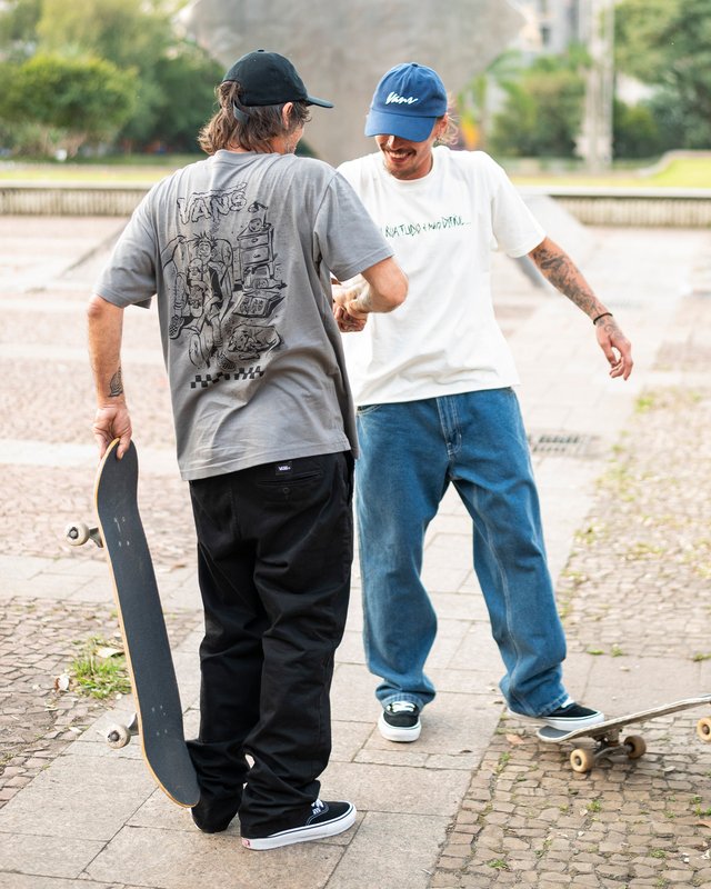 Camiseta Manga Curta Skate Br Loose Pewter
