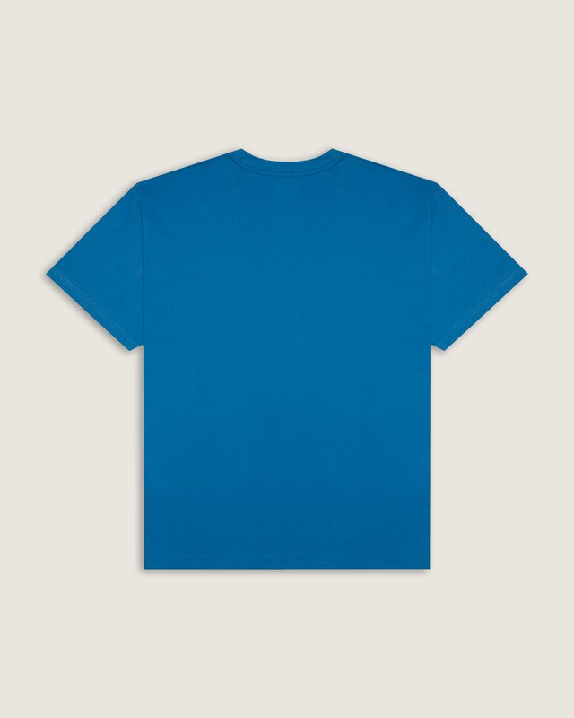 Camiseta Manga Curta Stretch Logo Bright Azure