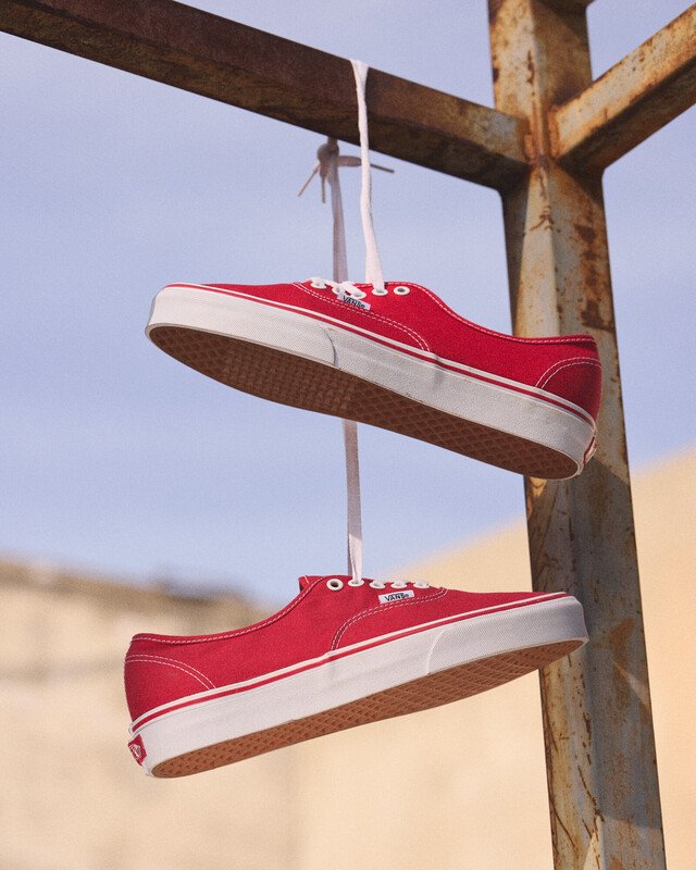 Look Masculino Vans Vermelho Tênis Authentic Red Vans