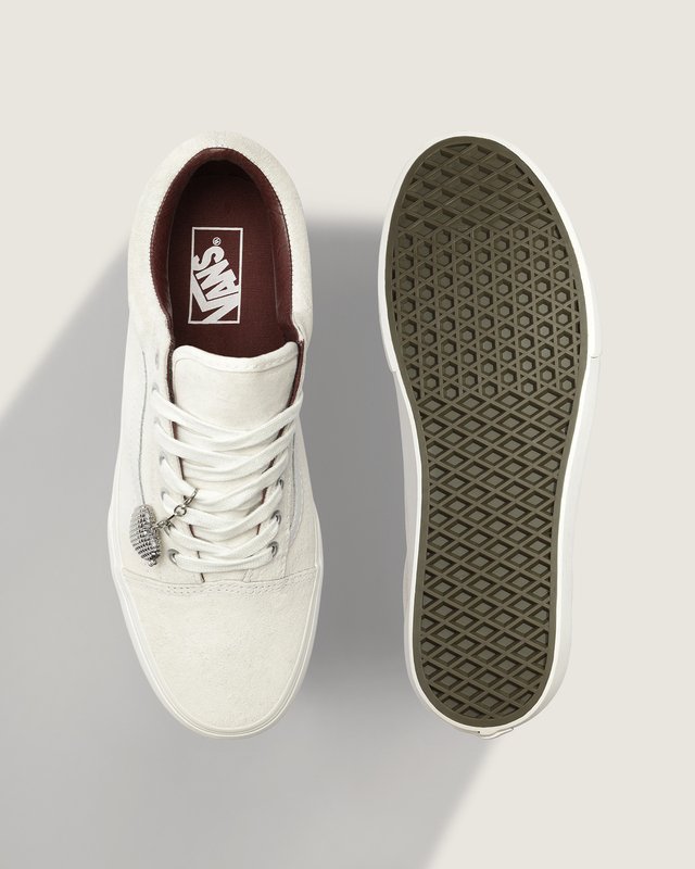 Tênis Old Skool Love Is Pain Blanc De Blanc