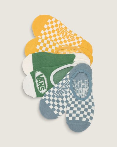 Combine os seus tênis Vans com o pack de meias que carrega o Lifestyle Vans por onde for. A Meia Spicy Mustard agrega estilo para todas as ocasiões. O pack possui três pares de meias soquetes em tecido estilo sapatilhas clássicas, em tons coloridos. Traz assinatura Vans em “Drop V” estampada na lateral, com detalhes em checkerboard.