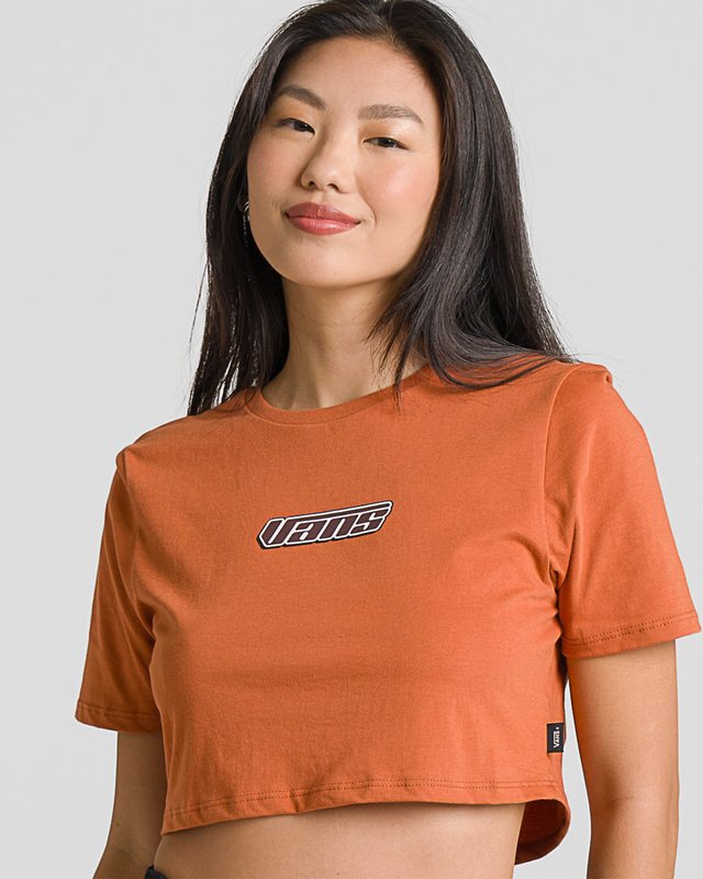 Camiseta Retro V Crew Crop II SS Auburn