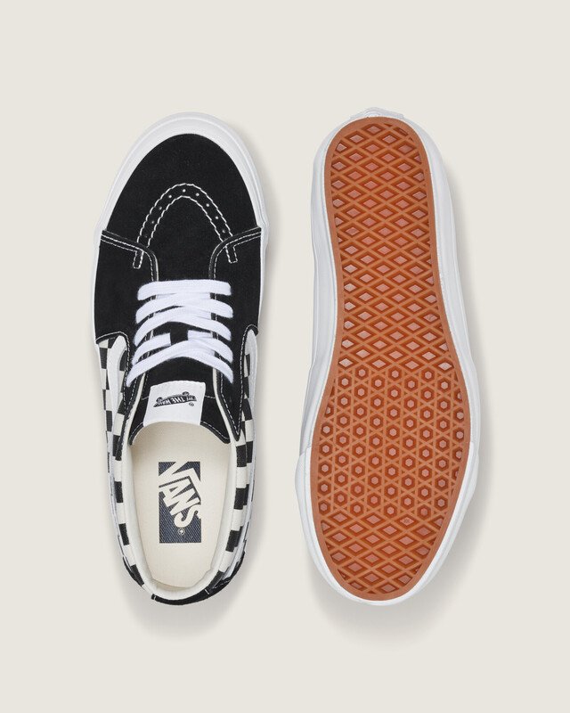 Tênis Sk8-Mid Premium Lx Checkerboard Black Off White | Vans