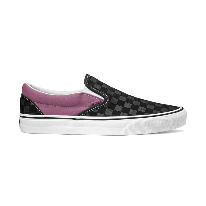 Tênis Slip-On Black Heather Rose