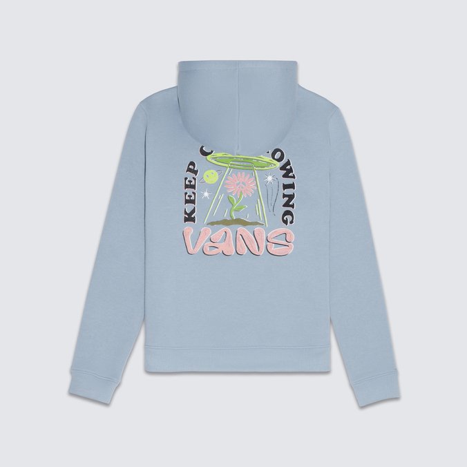 Moletom Always Growing Hoodie Gr Dusty Blue Infantil