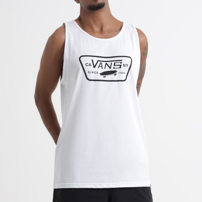 Regata Full Patch Tank White Black