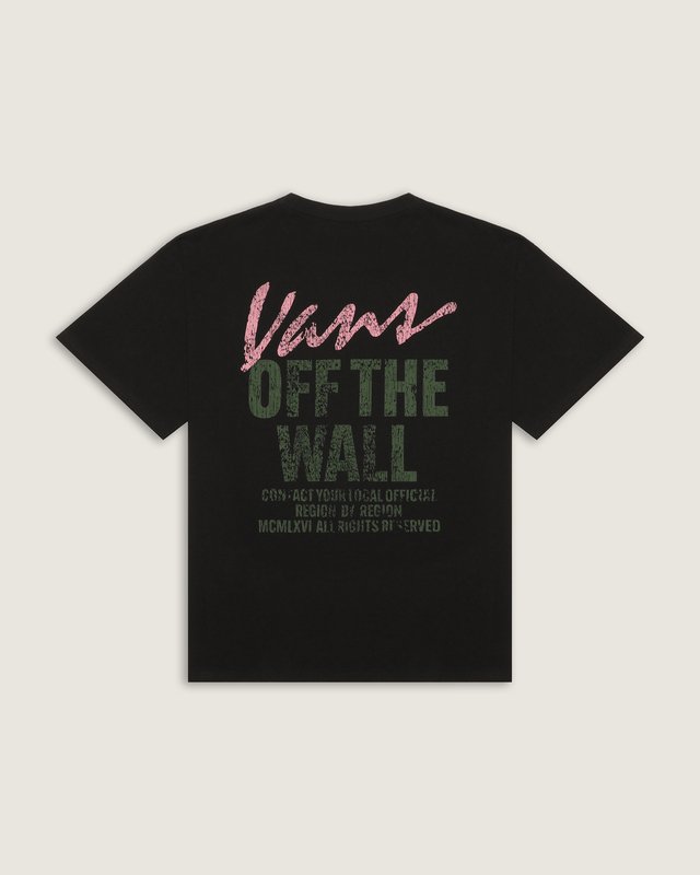 Camiseta Ss Lady Wall Outsized Black