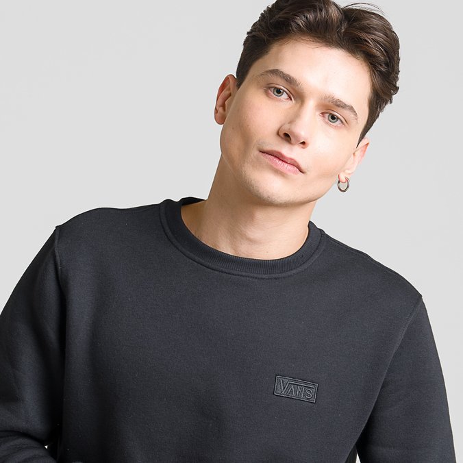Moletom Core Basic Crew Black