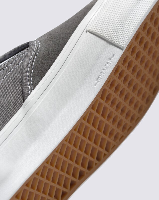 Tênis Skate Slip-On Pewter True White