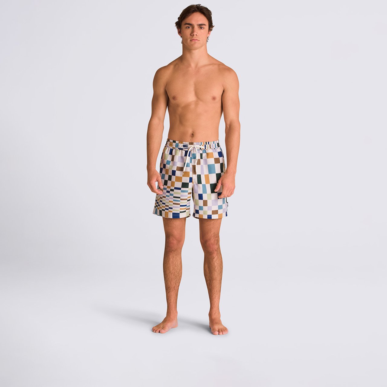 Boardshort Primary Print Elastic Oatmeal | Vans