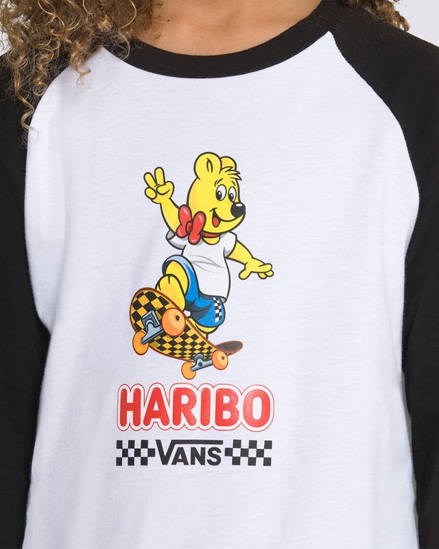 Camiseta Ls Infantil Haribo White Black