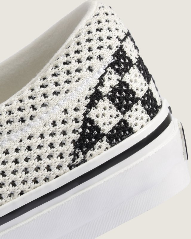 Tênis Slip-On Checkerboard Black Marshmallow