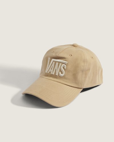 Boné snapback com aba reta, ajuste snapbackem 100% algodão. Com bordado frontal do logo Vans