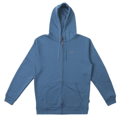 basic zip through moletom com capuz