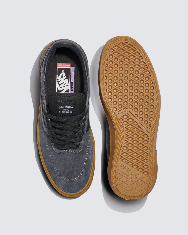 Tênis Gilbert Crockett 2 Skate Gum Sole Black Grey/Gum