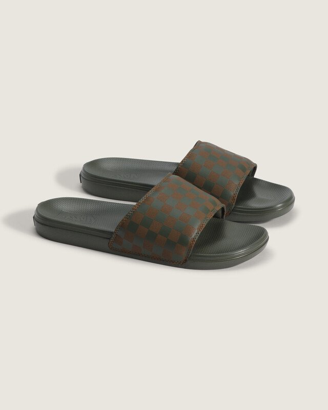 Chinelo La Costa Slide On  Obsidian Fern