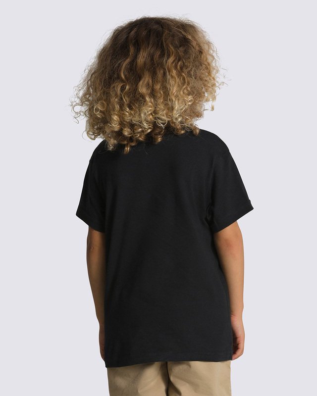 Camiseta Vans Classic Infantil Black White