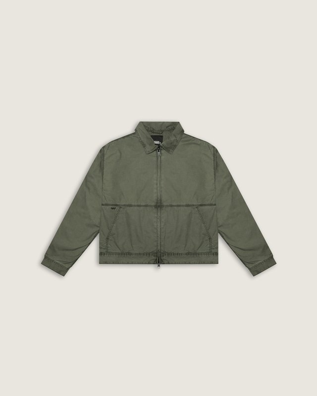 Jaqueta Lx Cotton Poplin Station Obsidian Fern