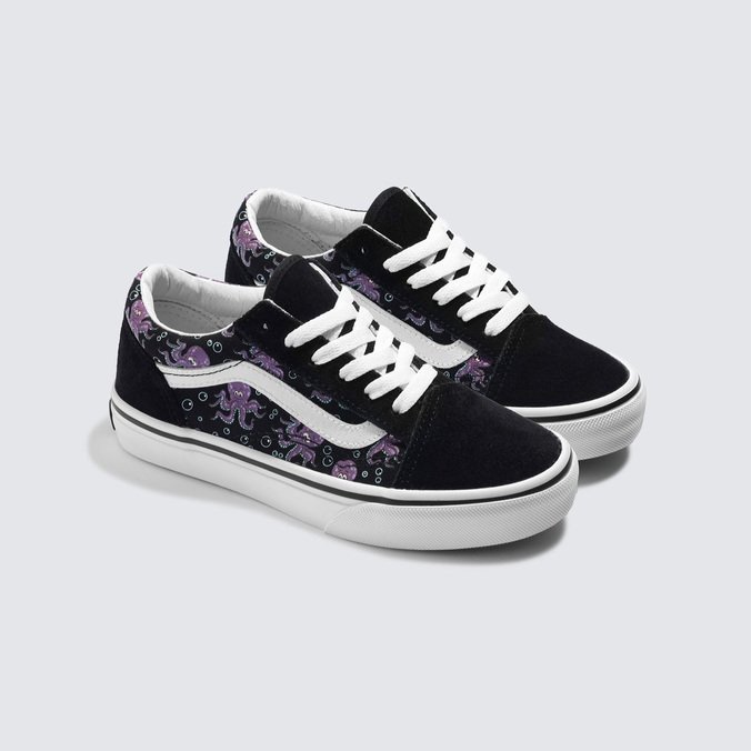 Vans old skool black purple sale