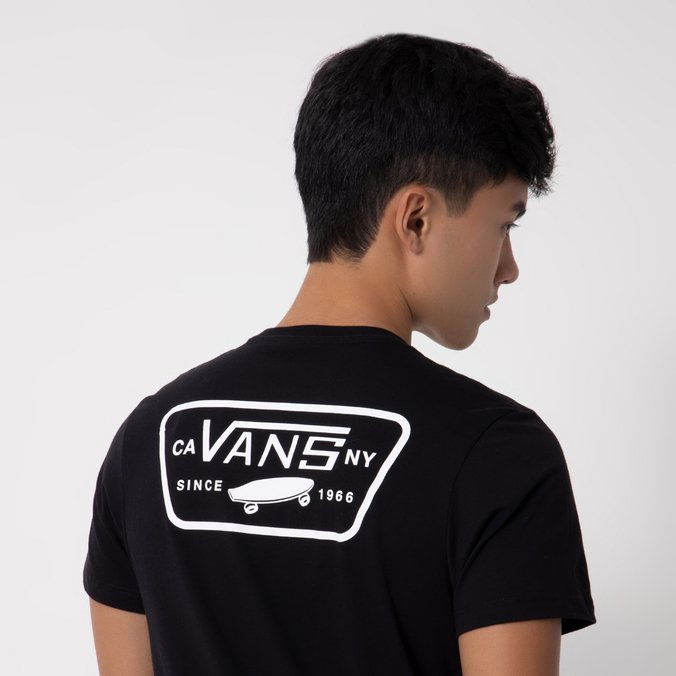 Camiseta Full Patch Back Ss Black White