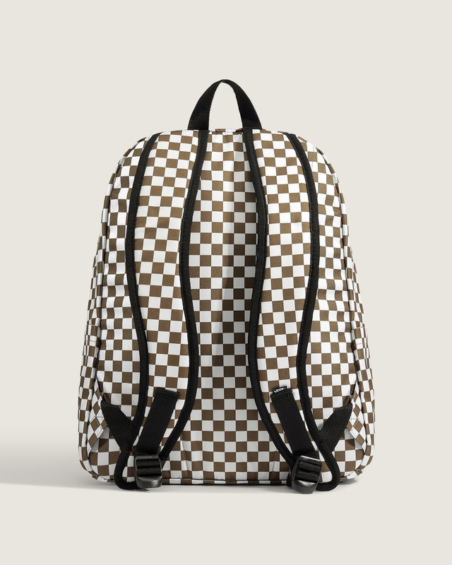 Mochila Old Skool Check Olive Brown