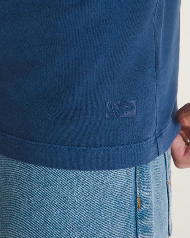 Camiseta Manga Curta Shrunken Premium Deep Indigo