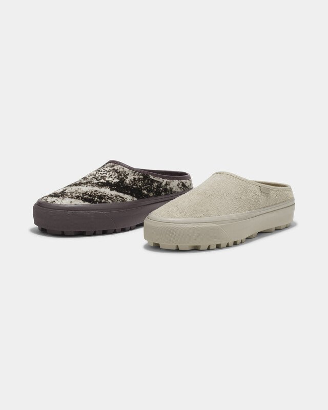 Tênis Lx Mule Hairy Suede Peyote