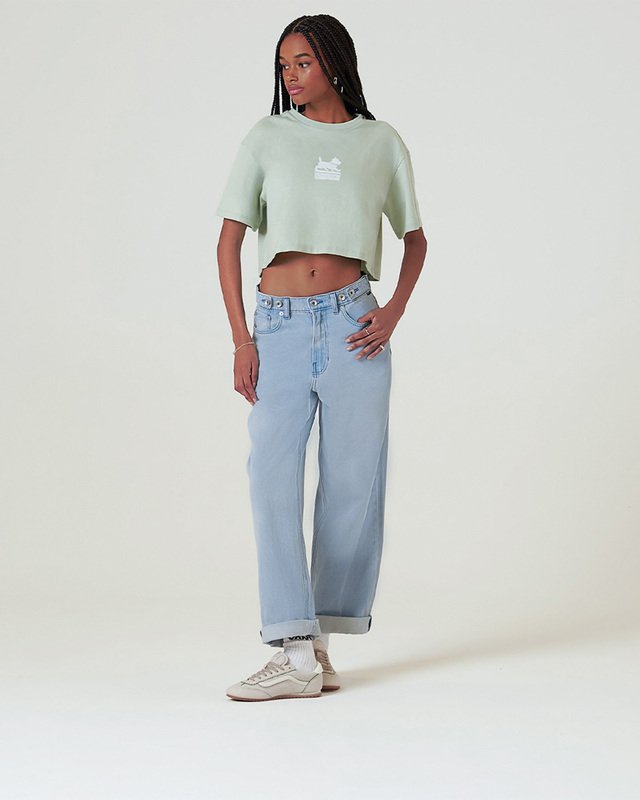 Calça Cinched Check 5gy Light Stonewash | Vans