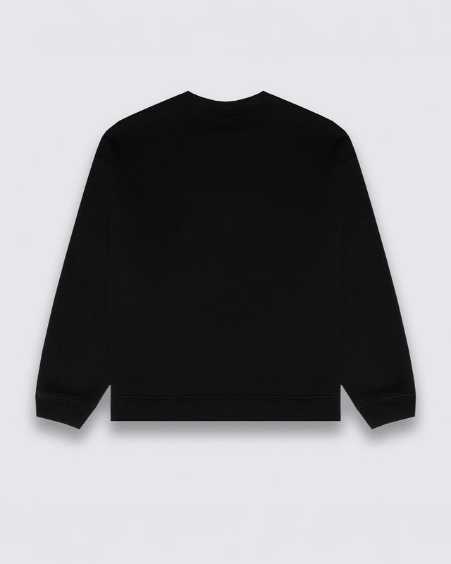 Moletom Classic V Oversized Crew SS Black