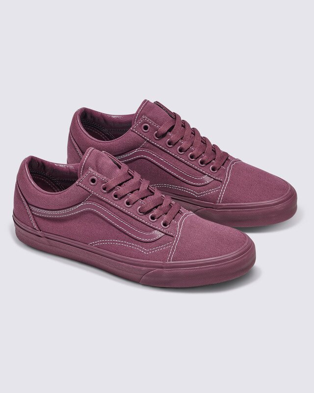 Tênis Old Skool Pastel Mono Vacation Casuals Plum Wine